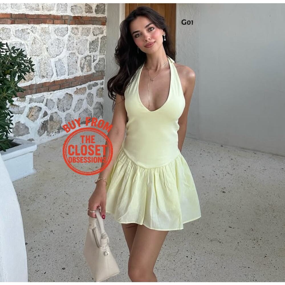 RARE!!! ZARA BLOGGER FAVE!!! Halter Dress NWT